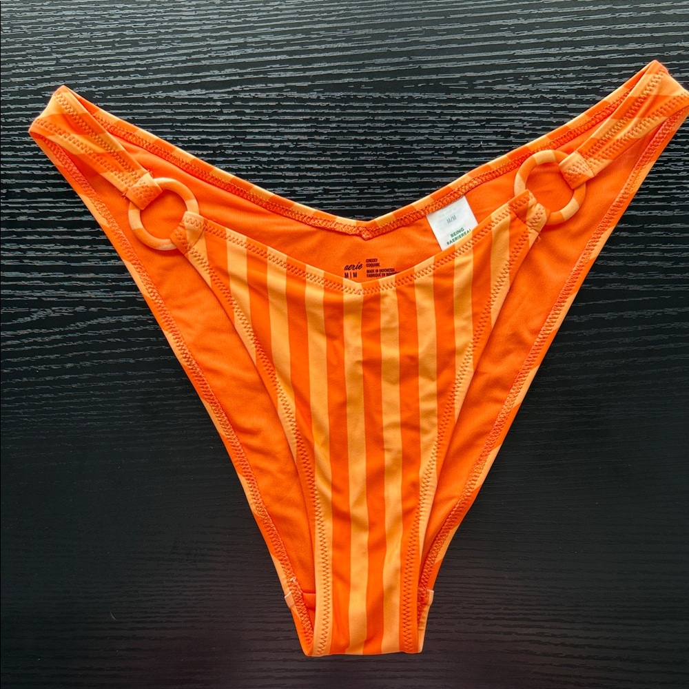 Aerie High Leg Cheeky Bikini Bottom